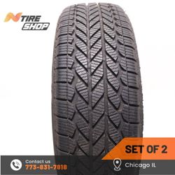 Set of 2 Used  9/32    195/65R15  91H  Bridgestone  WeatherPeak