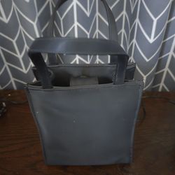 Small Black Nylon Tote Bag / Mini Handbag - Versatile & Essential