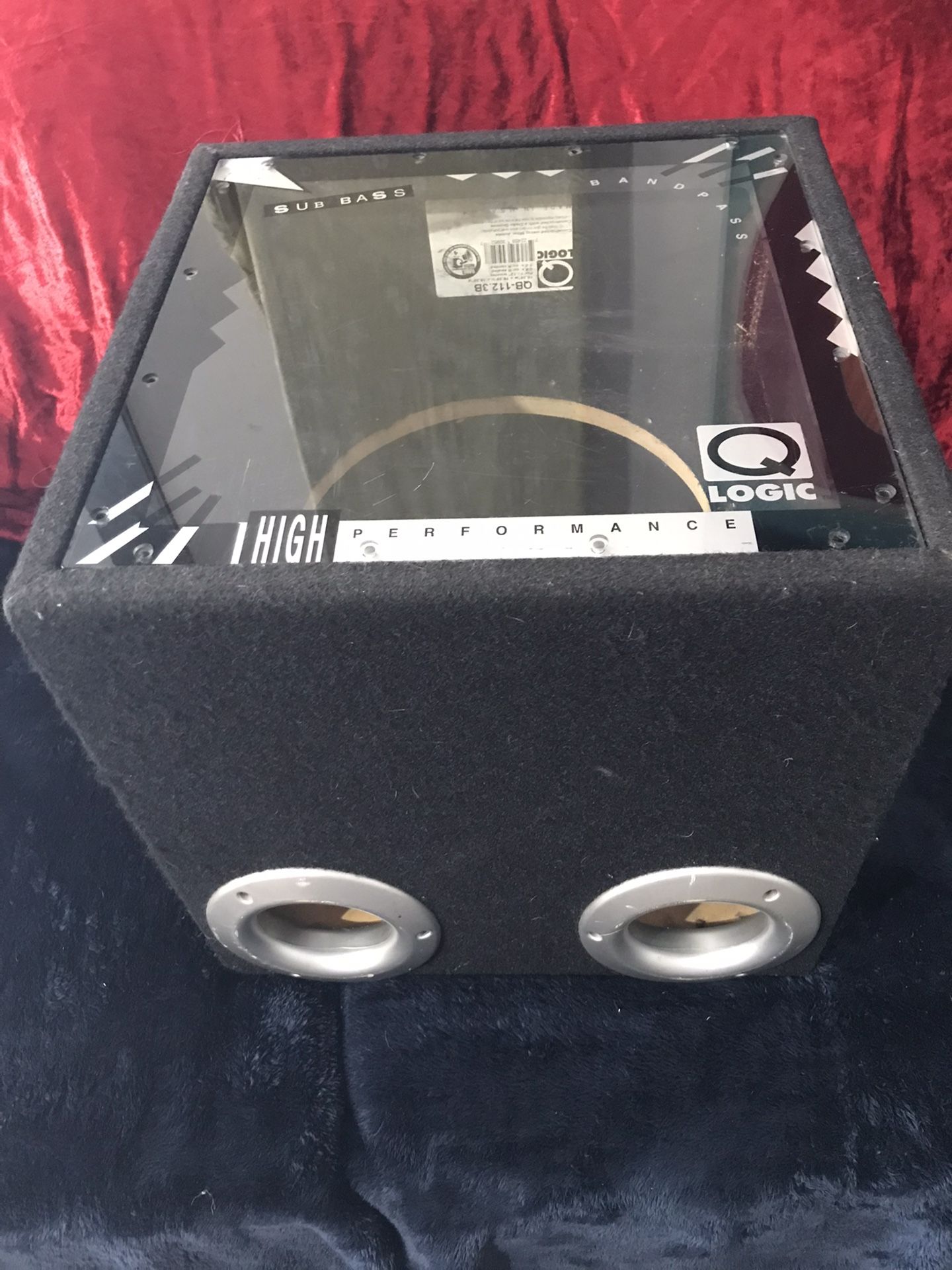 Q Logic Subwoofer Box For 12” Speaker