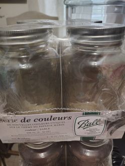 Ball mason jars color series