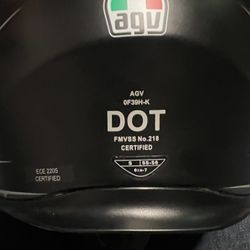 Agv Motorcycle Helmet 