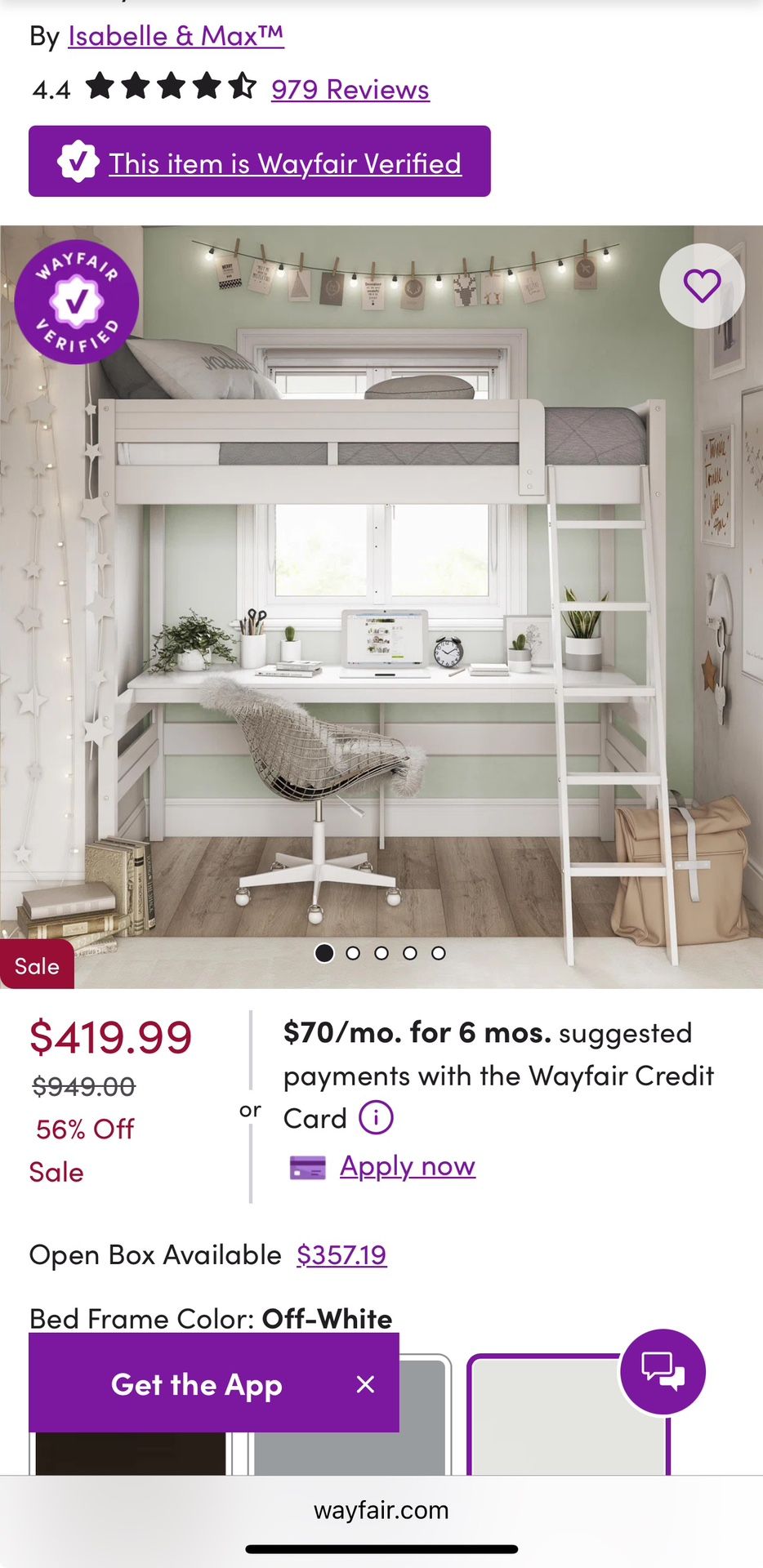 Wayfair Loft Twin Bed 