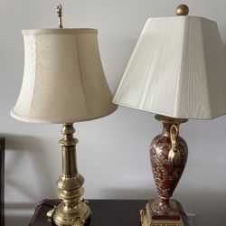 Two vintage lamps $75 each 