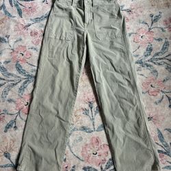 American Eagle Stretch Denim Cargo Pants Sz 2
