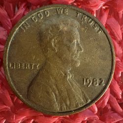 1982 Penny no Mint Mark