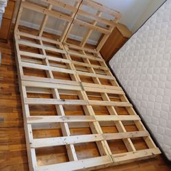 Queen Bed Frame (Fold Up) 