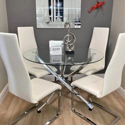 New 5pc Dining Set In Box