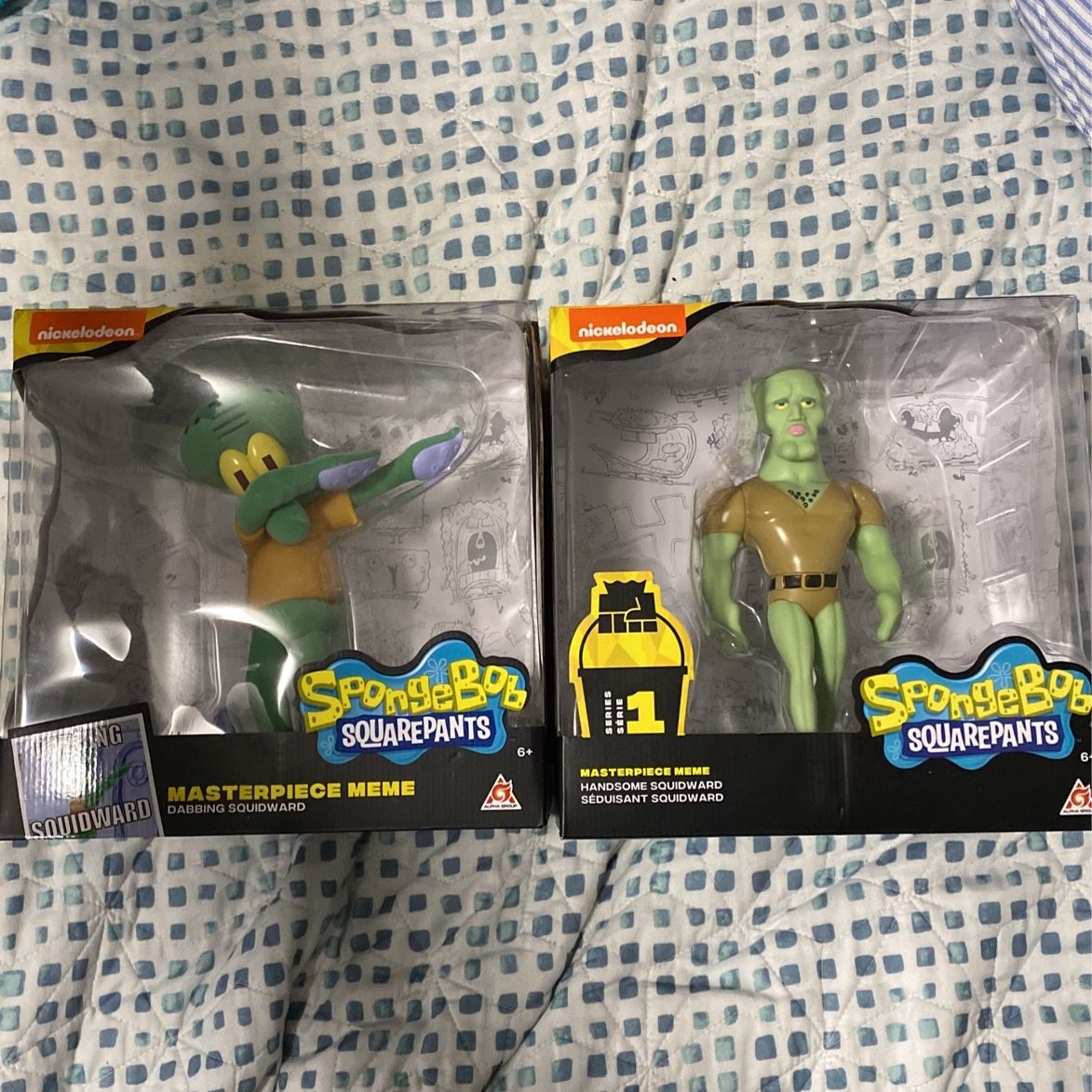Masterpiece Meme Spongebob Handsome Squidward Figure Spongebob