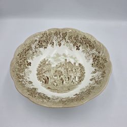 J&G Meakin Romantic England Serv Bowl Warwickshire Westgate&Leicester Hospital