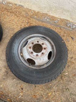 FREE – 6 x16.5” Tires & Chevy Steel Dually Wheels – 8x6.5