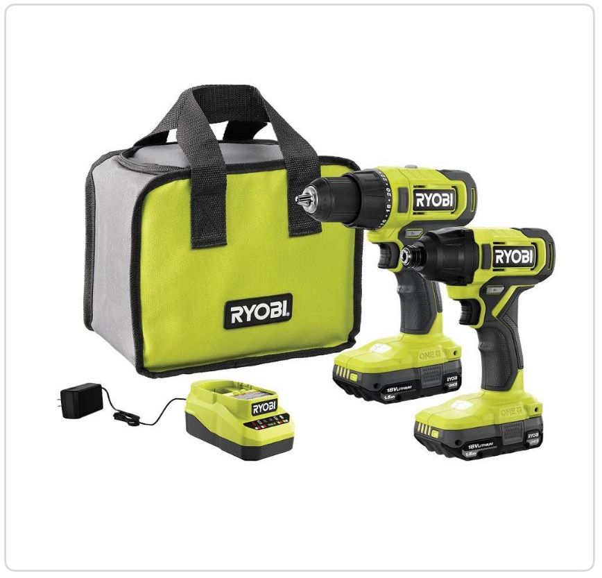 Ryobi 2 Tool Combo Kit