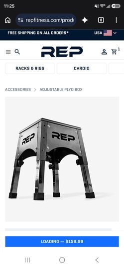 Rep fitness adjustable plyo box