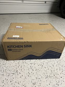 MENATT 25 Inch Undermount 25 x 22 inch Kitchen Sink, 304 Stainless Steel Handmade, Brand New