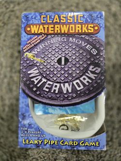 New Sealed Classic Waterworks Leaky Pipe Card Game