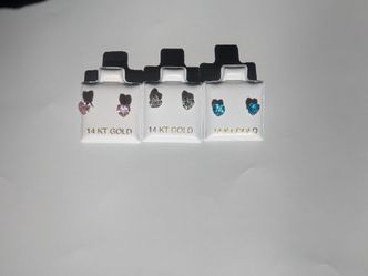 Arretes de corazón CZ