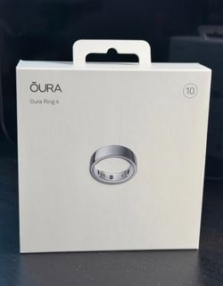 Oura Ring Gen 4 Size 10  Silver