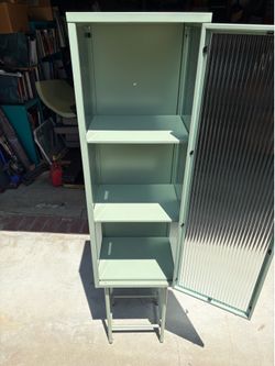 Contemporary Metal Storage Cabinet