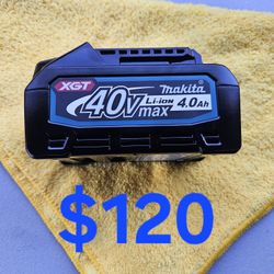 $120 New 40-Volt Makita 4.0ah Battery 