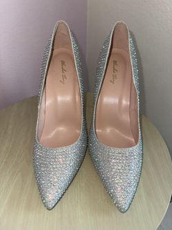 Elizabeth Lang Rhinestone Stiletto Heels
