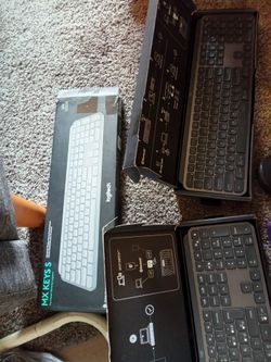Logitech keyboards and Roku home camera systems