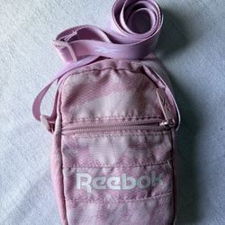 Reebok Festival Pink Peach Brushstrokes Crossbody 1 L