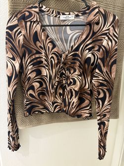 Ty dye print top