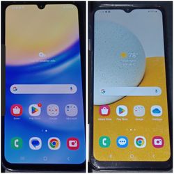 BOTH PHONES $200 FIRM**SAMSUNG GALAXY A15 128GB & A13 64GB 5G ANDROIDS NEW UNLOCKED FOR USA MEXICO CENTRAL & SOUTH AMERICA BELIZE AFRICA ETC T-MOBILE 