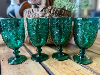 PRINCESS HOUSE FANTASIA  EMERALD GREEN SET OF 4