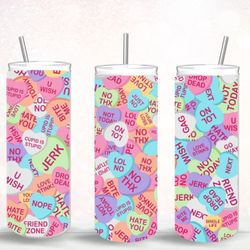 Heart Candy Anti Valentine Tumbler