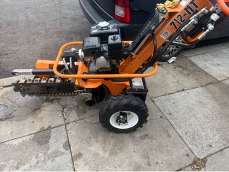 Barreto trencher hydraulic 18 inch depth use condition as is 3200 firm