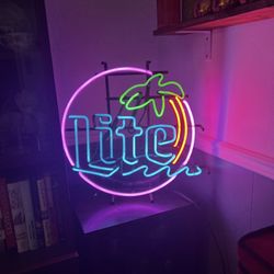 Vintage Miller Lite Neon Sign