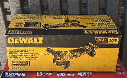 DEWALT
20V MAX XR Cordless Brushless 4.5 in. Slide Switch Small Angle Grinder with Kickback Brake (Tool Only)