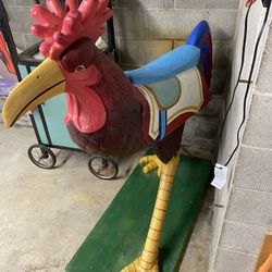 Carousel Rooster Vintage 