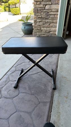 Adjustable Keyboard Bench with X-Style Frame