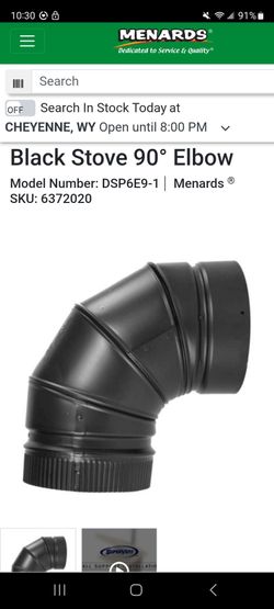 Selkirk Stove Pipe Elbow DSP