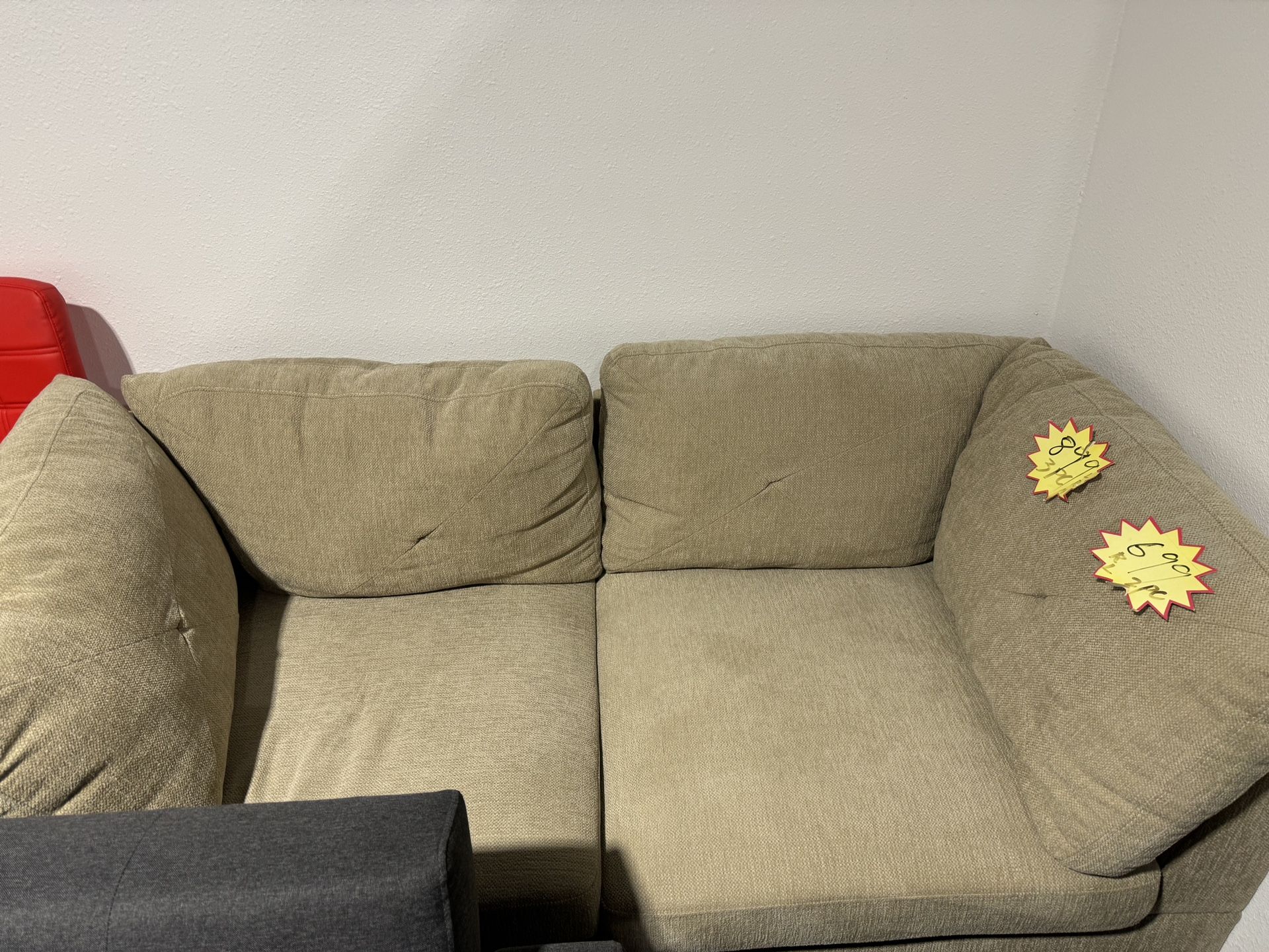 Showroom Display Fabric Loveseat – Now Only $199!