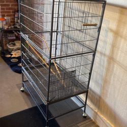 Rolling Flight Cage For Birds