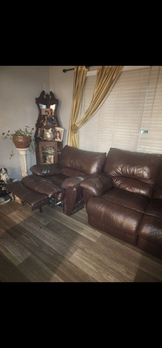 TWO  RECLINING SOFAS FOR FREE
