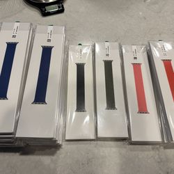 NEW Official Apple branded Braided Solo Loop Watch Bands 