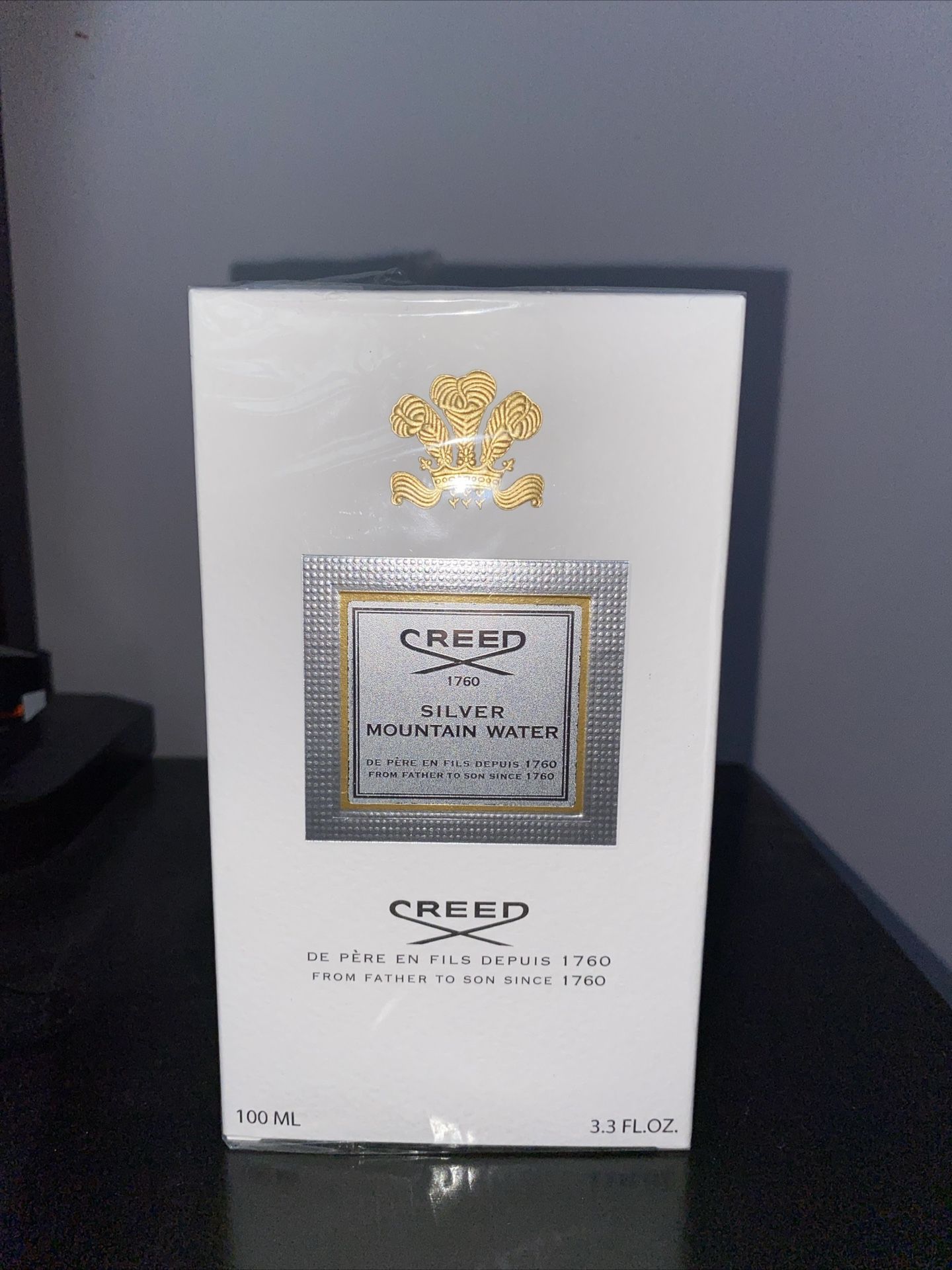 Creed Silver Mountain Water, Cologne, 3.33fl, NEW