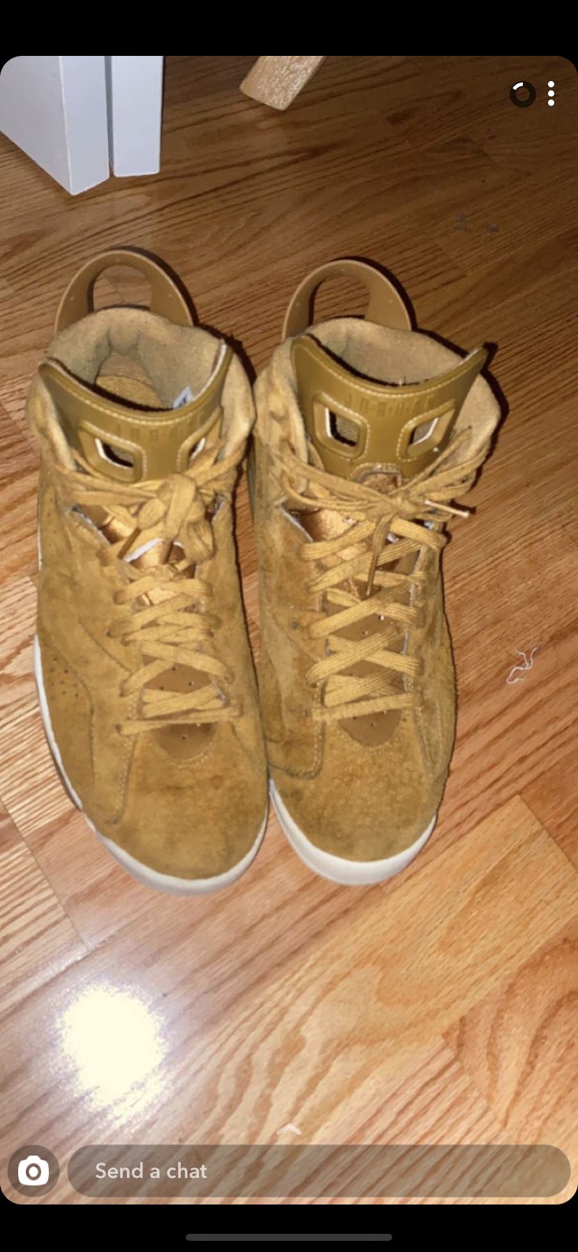 Wheat 6s size 11 throw a offer