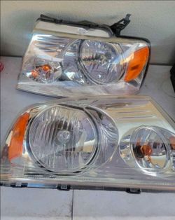 04-08 Ford F150 Lincoln Mark Lt Headlights Luces Micas Calaveras Faros Faroles