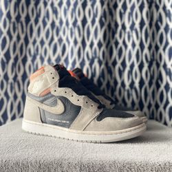 2019 Jordan 1 ‘Neutral Grey Hyper Crimson’  (men size: 11.5)