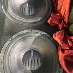 12” Orion Subwoofers And Amp 