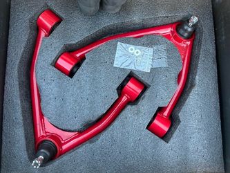 07-19 Sierra 1500 Yukon Tahoe Escalade / 07-16 Silverado 1500,Red Pair of Tubular Front Upper Control Arm