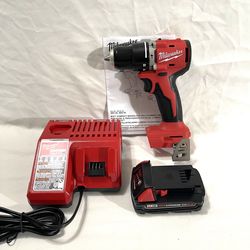 Brand new Milwaukee M18 brushless hammer drill tool set. Comes with battery and charger. Hammer drill retails $159 by itself.