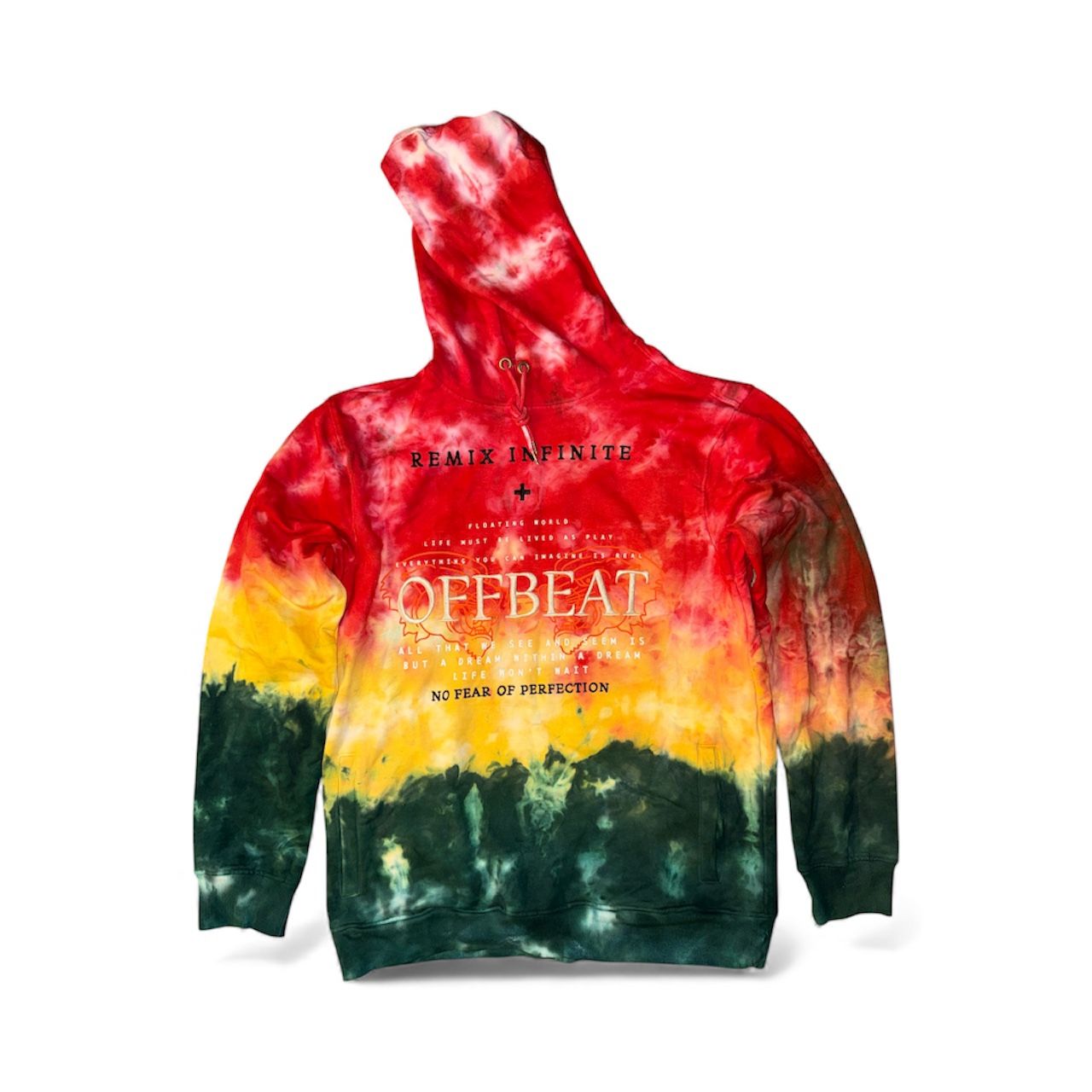 Men’s Offbeat Tie Dye hoodie With Embroidery