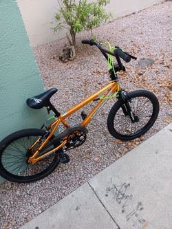 Mongoose BMX Bike Orange and Green