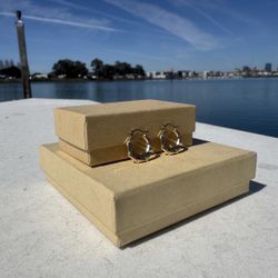 10kt Hoop Earrings