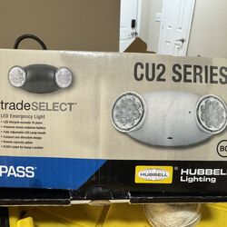 Lámpara de emergencia LED Hubbell Lighting Compass CU2 Series.